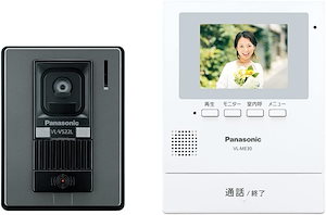 パナソニック テレビドアホン 電源直結式 自動録画機能付 手動録画 増設モニター 室内通話 モニター3.5型TFTカラー液晶 玄関子機 露出型 LEDライト VL-SE30XLA