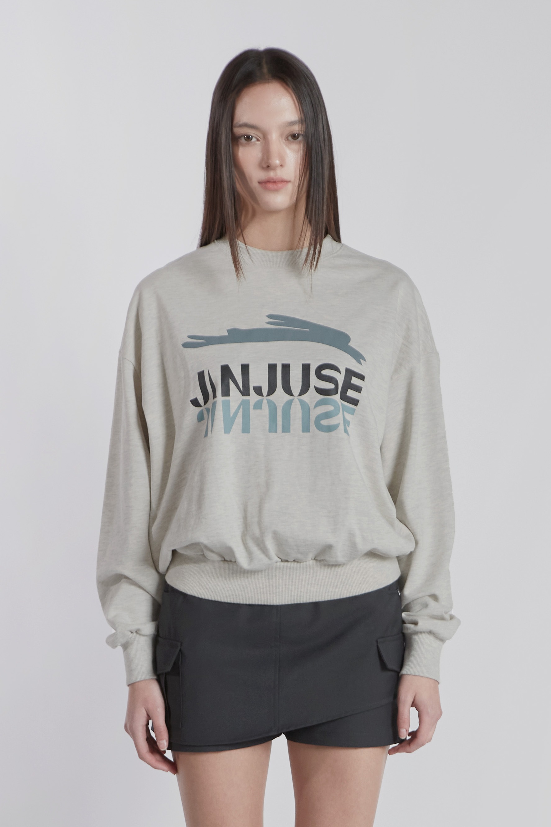 RUNNING RABBIT SWEATSHIRT [OATMEAL]