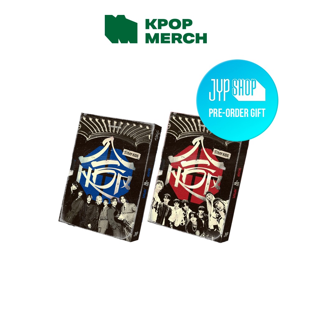 【JYP特典択】 SKZHOP VER + HIPTAPE VER / Stray Kids SKZHOP HIPTAPE 合(HOP) / アルバム 2種セット
