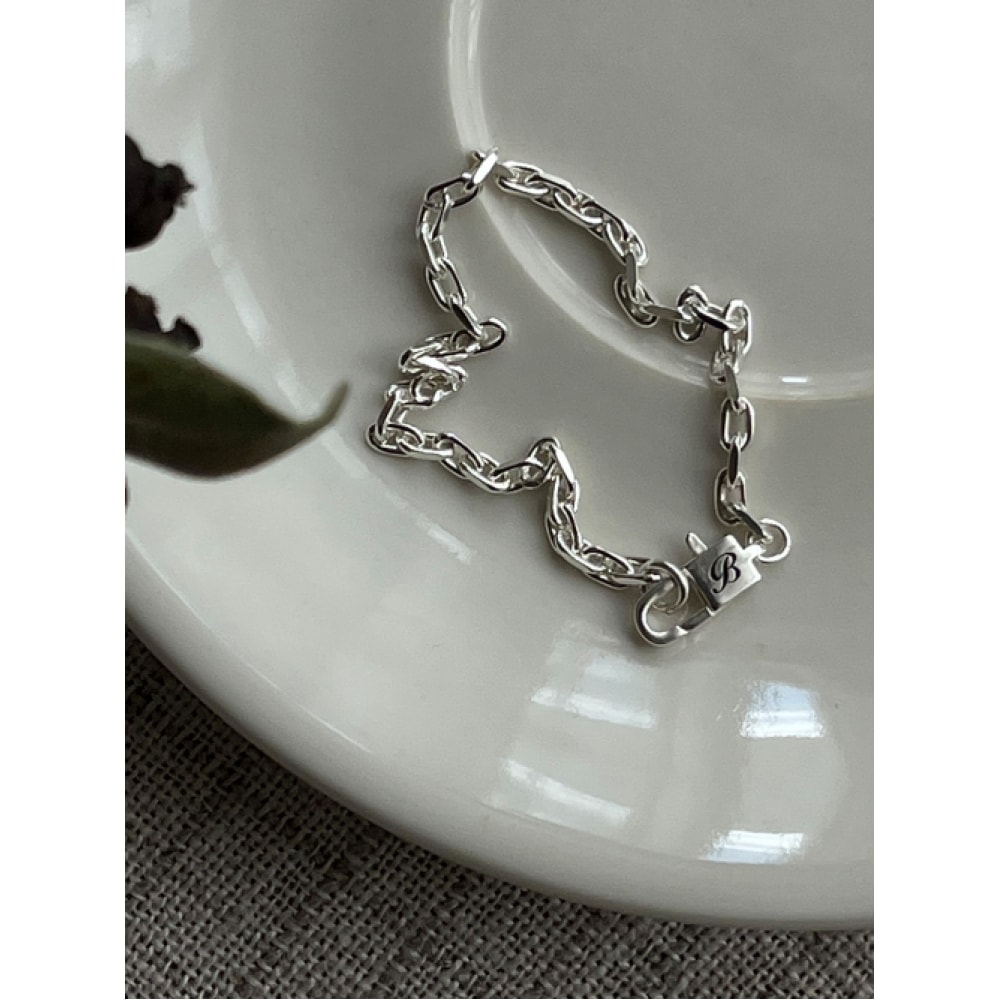レトロフィンガーシルバー925フラッグ (ユニセックス) #SB384