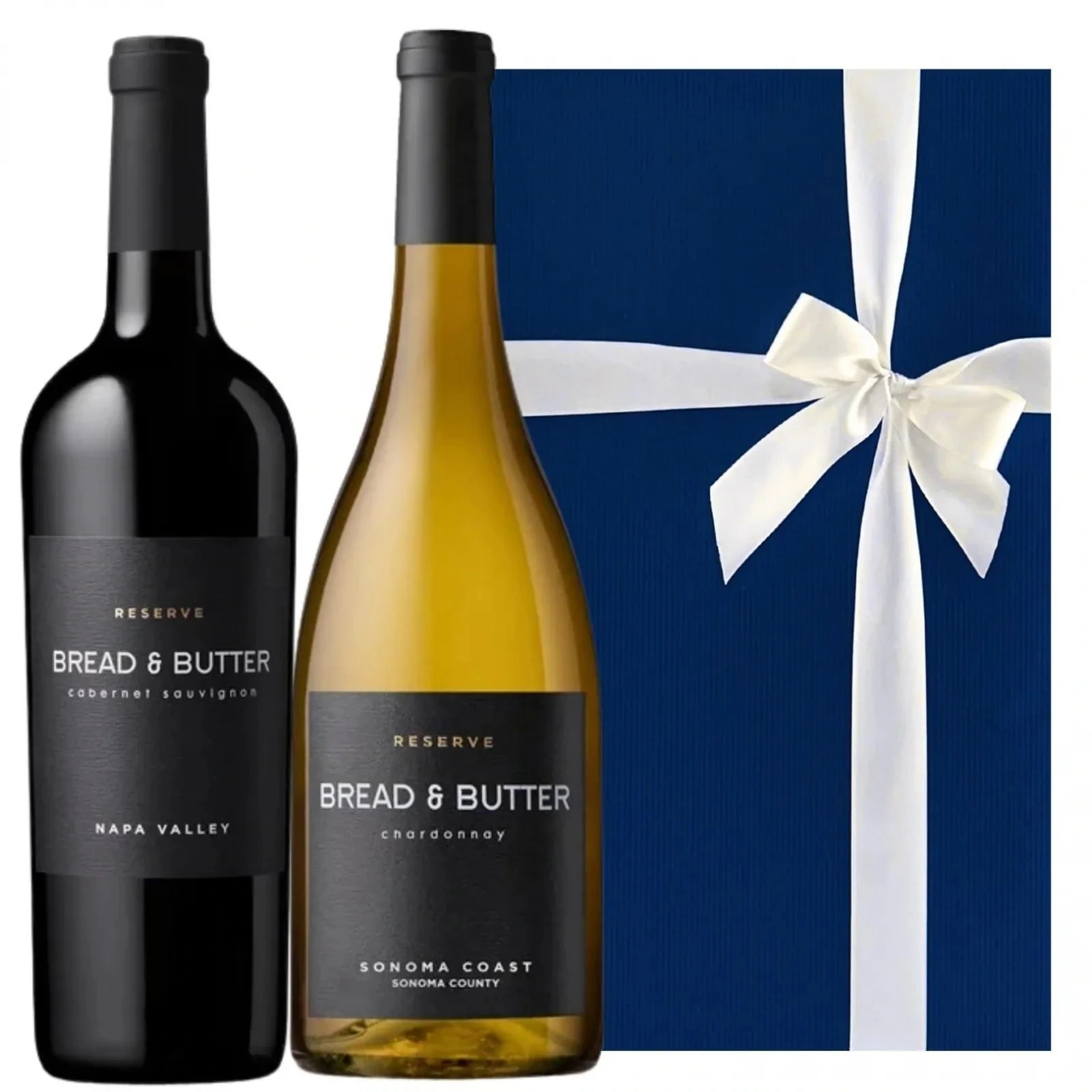 [ワインギフト] カリフォルニア産 赤白ワインセット ブレッド＆バター リザーヴ スターワイナリーセット ギフト箱入り [ラッピング付]