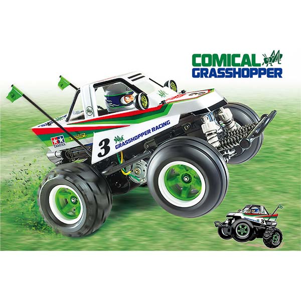 タミヤ 1/10 電動RC組立キット コミカルグラスホッパー (WR-02CBシャーシ)【58662】 ラジコン T 58662 RCC コミカルグラスホッパー