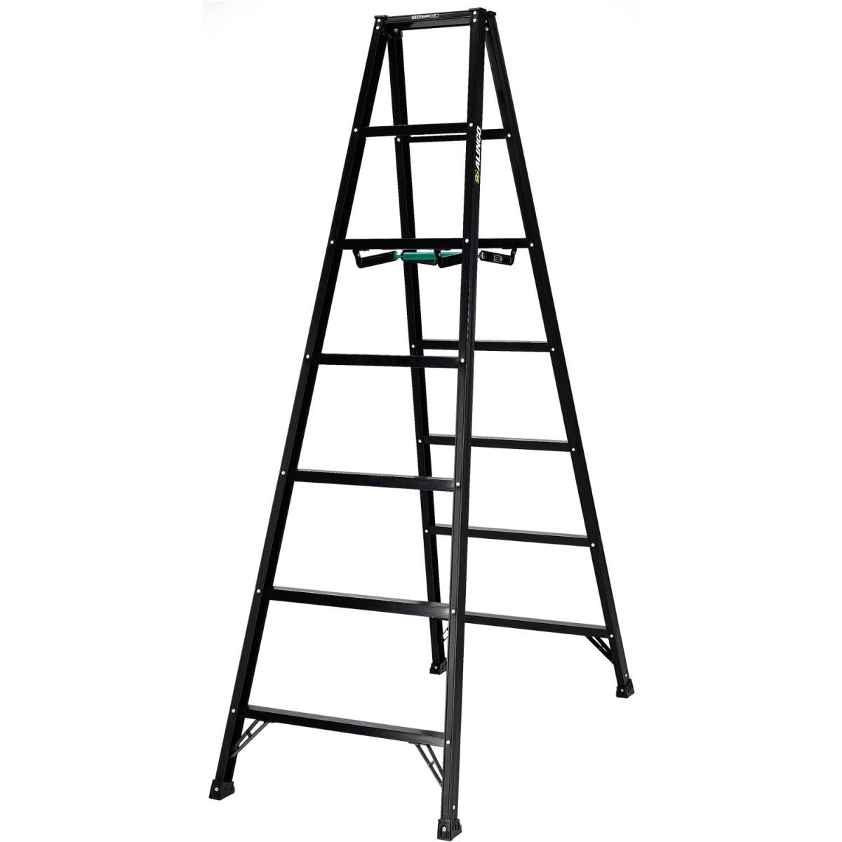 【I】【個人宅配可】 アルインコ アルミ製 210cm シエロブラック BS210FX ブラックシエロ 軽量脚立 専用脚立 【沖縄・離島不可】【日時指定不可】