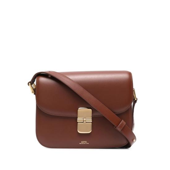 A.P.C. Men Shoulder Bags PXBMW F61413 CAD BROWN