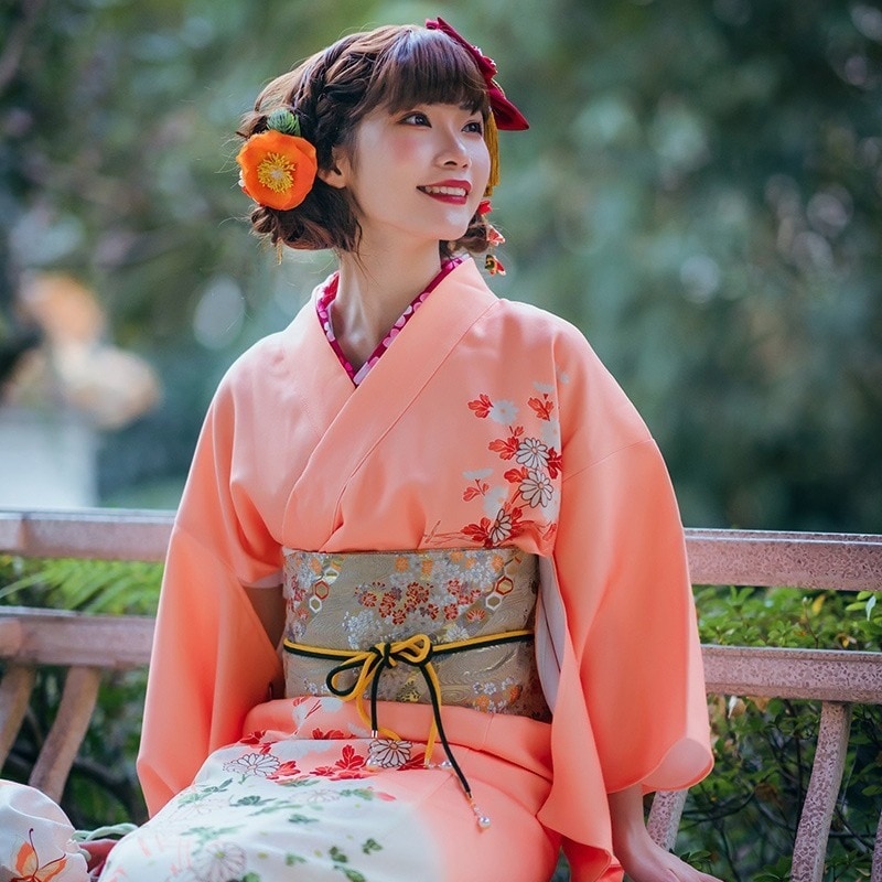 和服女性伝統正装和服セット訪問和服定位印紙しわになりにくい改良版140 CM