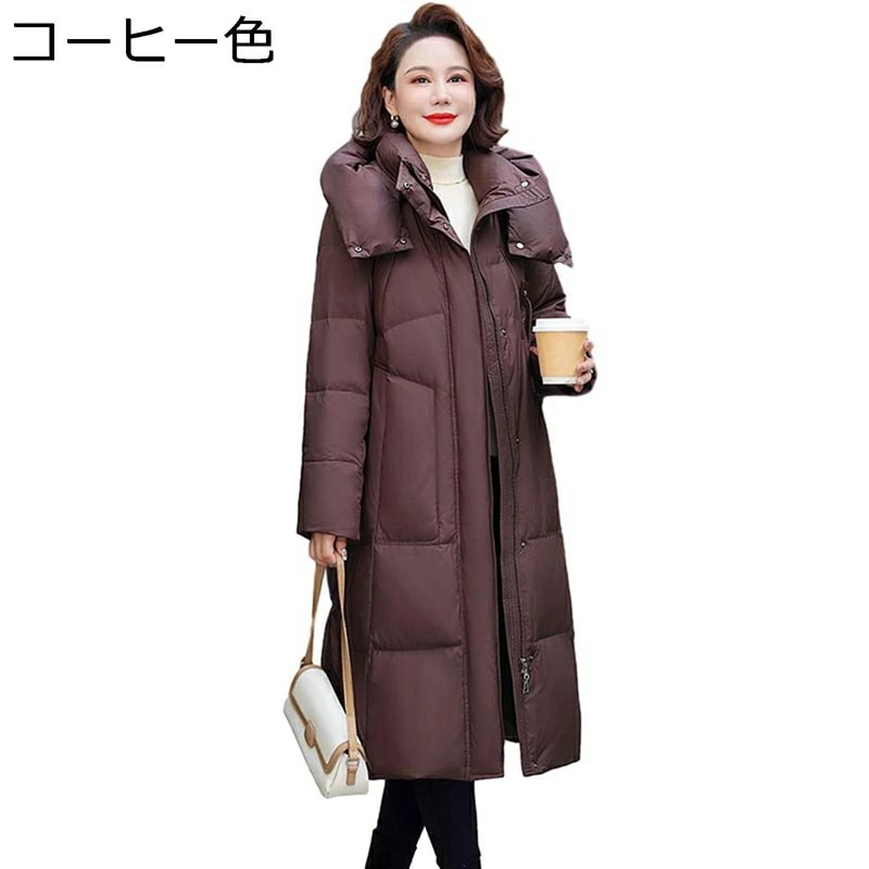 レディースアウタージャケット ジャケット レディース 中綿 フード付き ロングコート 綿入れジャケット 長袖 綿服 アウター コート 耐洗 婦人 シニア 秋服 冬服 中高年 50-70代 用
