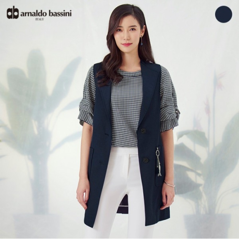 (アナルドバシーニ) (アナルドバシーニ) リネンカジュアルベスト (AT05VT01M)