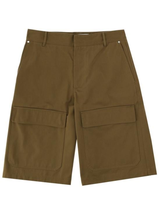 MSGM Men Shorts 4040MB03 26710437 Green