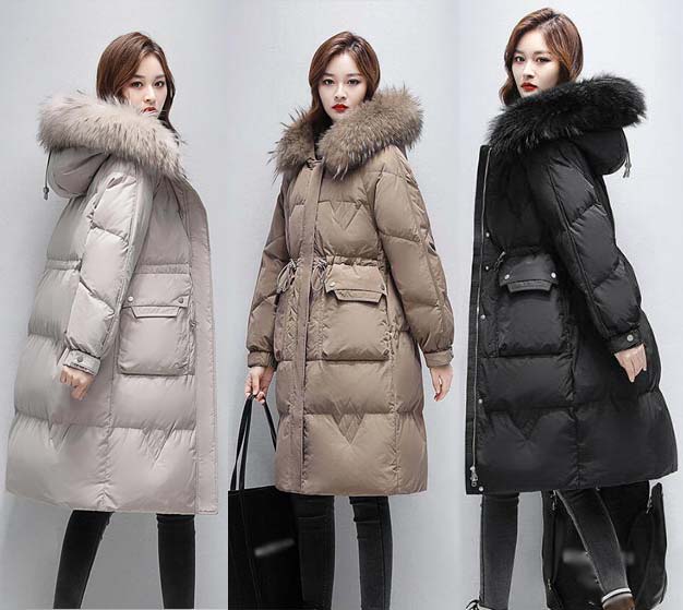 中綿コート ダウンジャケット 冬服 防寒着 アウター ダウンコート レディース コート 女性 冬 長袖 ロング丈ジャケット ロングコート フード付き フェイクファー ブルゾン 暖かい 韓国風 シンプル