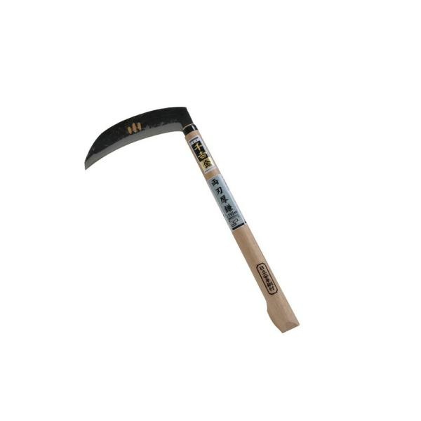 千吉 金 両刃厚鎌 角型 195MM 園芸道具 鎌 厚鎌