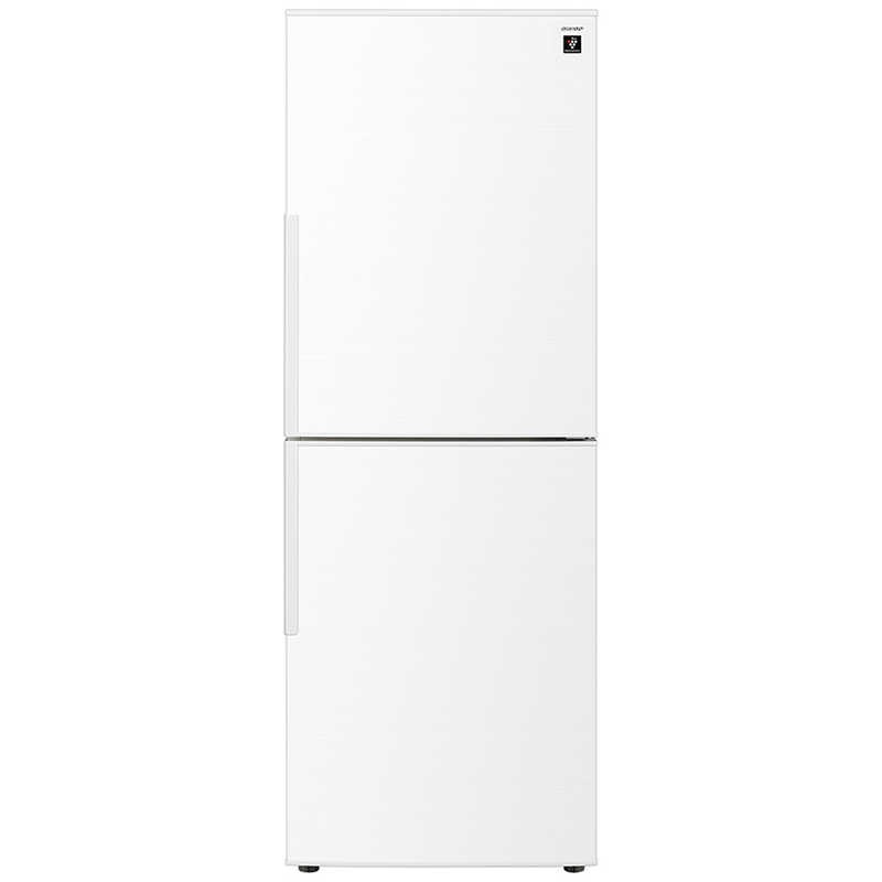 シャープ　SHARP　冷蔵庫 2ドア 280L 右開き プラズマクラスター シャキット野菜室 幅56cm アコールホワイト　SJ-PD28R-W（標準設置無料）
