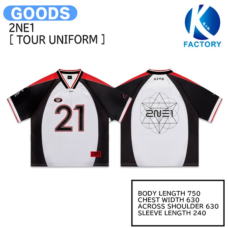 国内発送 2NE1 [ TOUR UNIFORM ] WELCOMEBACK / 公式グッズ / 予約商品
