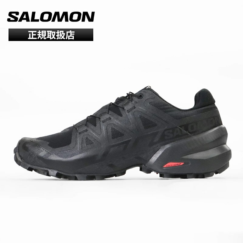 スニーカー メンズ SPEEDCROSS 6 WIDE トレイルランニングシューズ トレラン ブラック×ファントム 2026年春夏新作 L41744000 ブランド [正規取扱店]