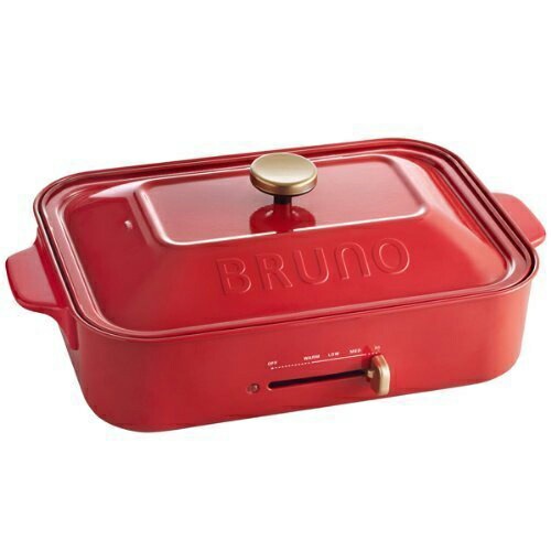 新品BRUNO ブルーノ コンパクトホットプレート BOE021-RD