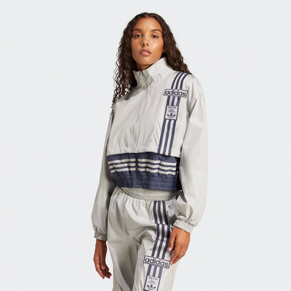 アディダスアディブレイクウーブンツーインワントラックトップ JJ3121-GRETWO/SHANAV