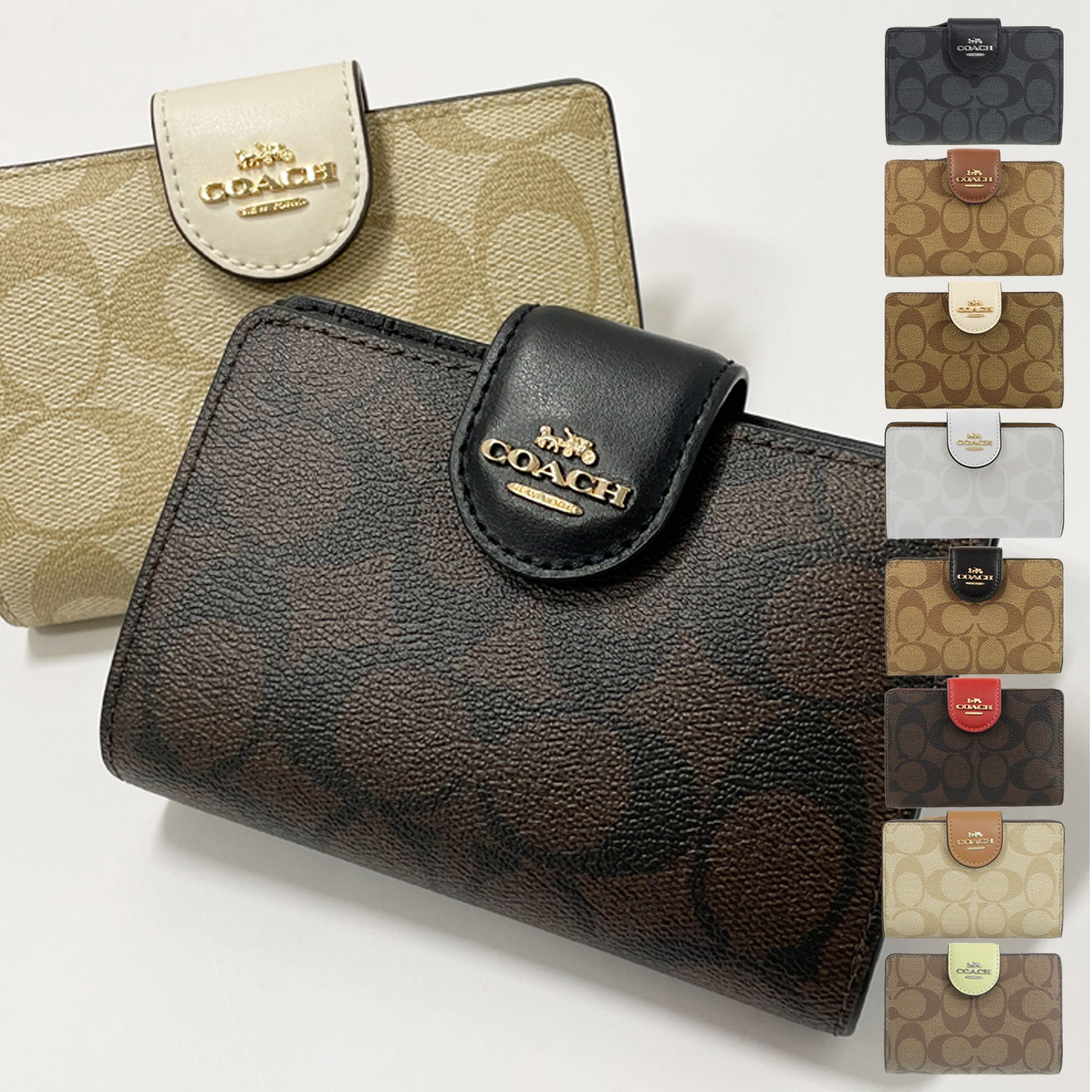 二つ折り財布 シグネチャー アウトレット c0082 レディース　riv 12,900円