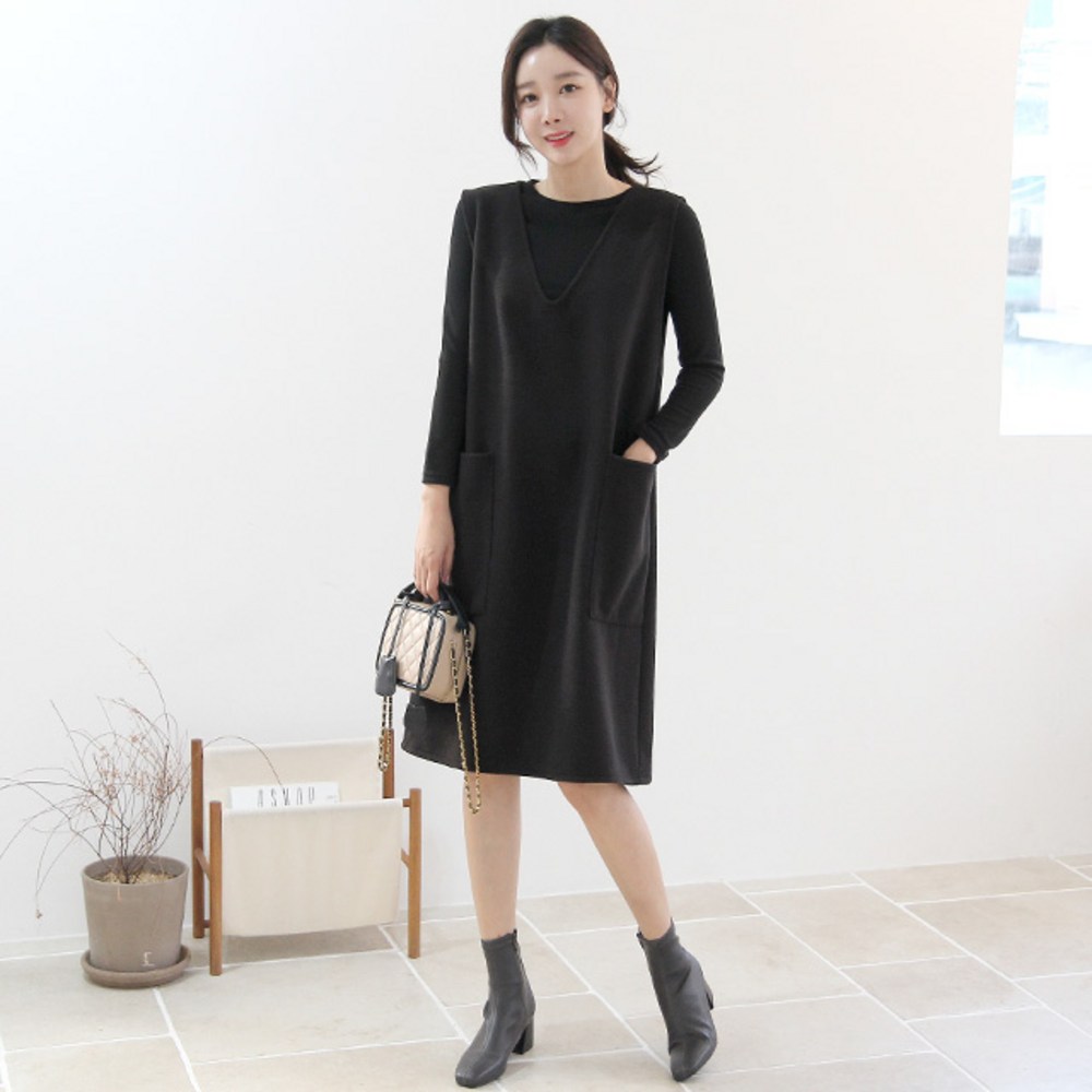 セイスタイルトークトックベストポケットワンピース