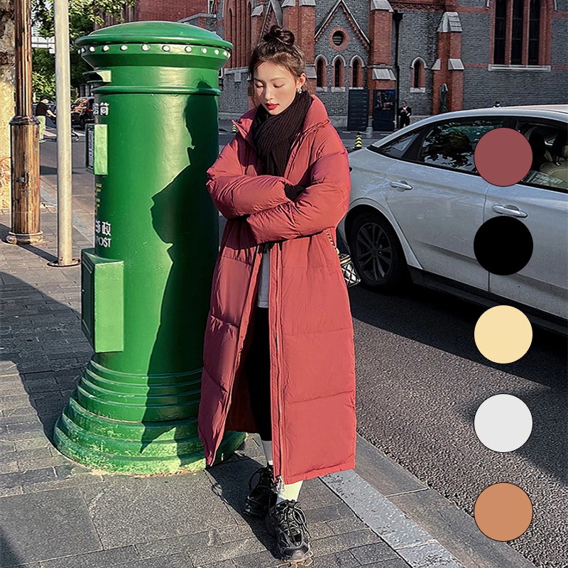 Coat33 大人気 5色 韓国 ファッション ダウンコート 大きいサイズ ダウンジャケット ロングコート 韓国 コート レディース服 コットン ダウン コート レディース アウター ダウン 韓国