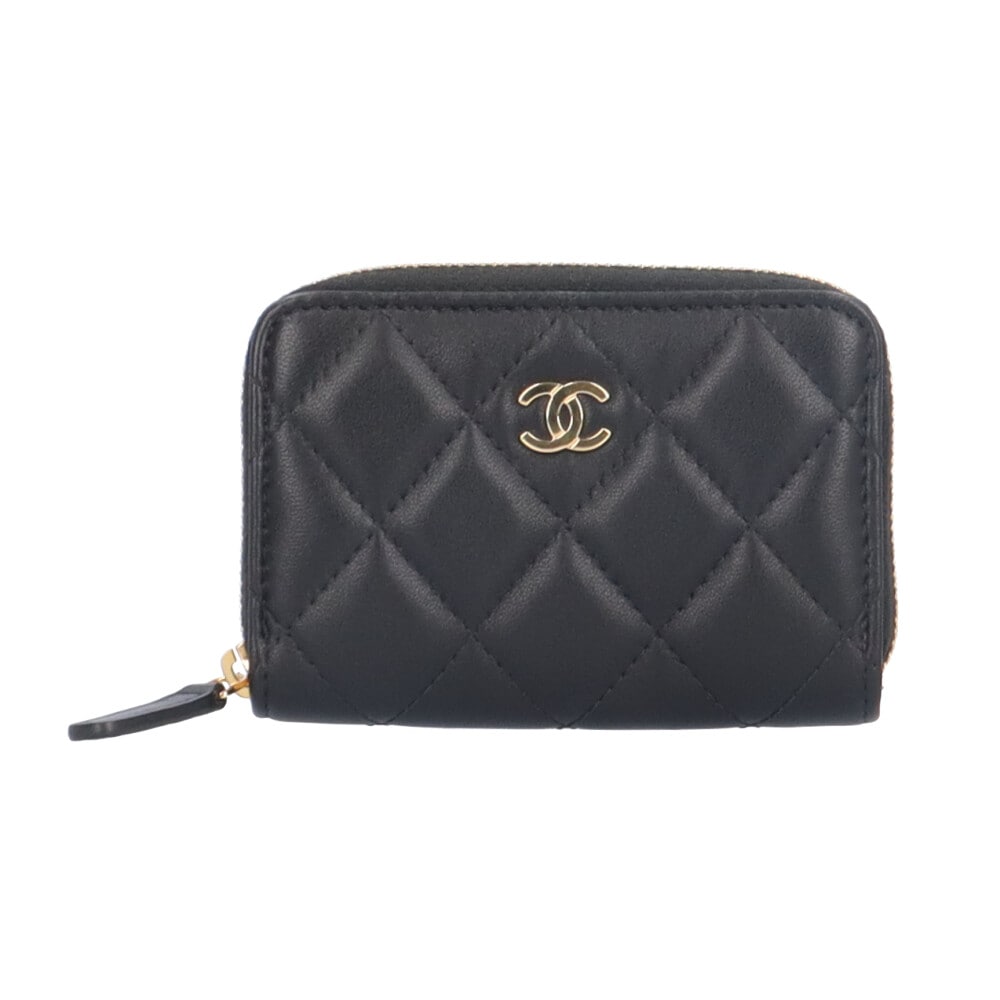 シャネル マトラッセ コインケース ラムスキン AP0216 CHANEL 中古 美品
