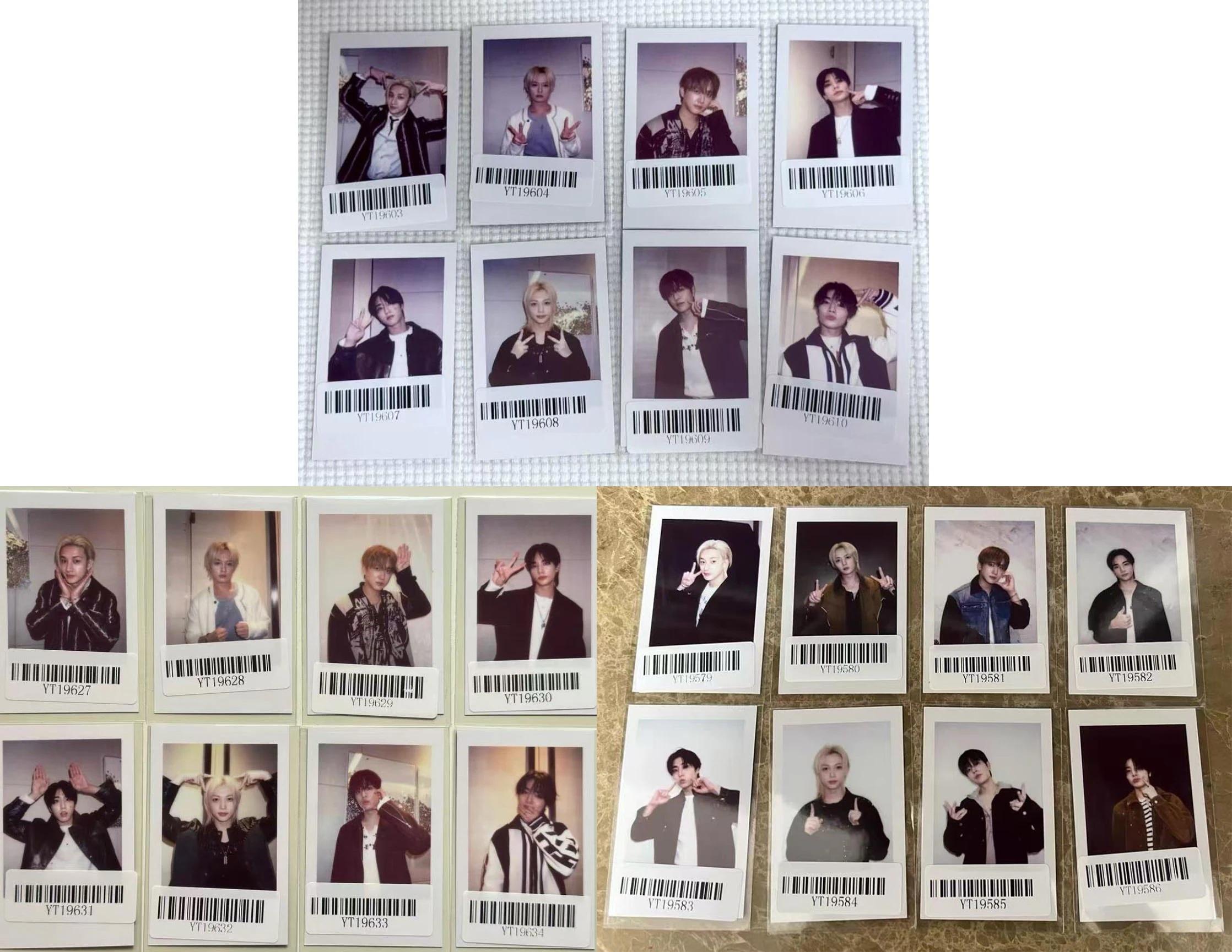 【最短当日発送】公式 straykids 4th ALBUM KARMA KMStation kms 中華　ポラロイド 　全員８枚セット