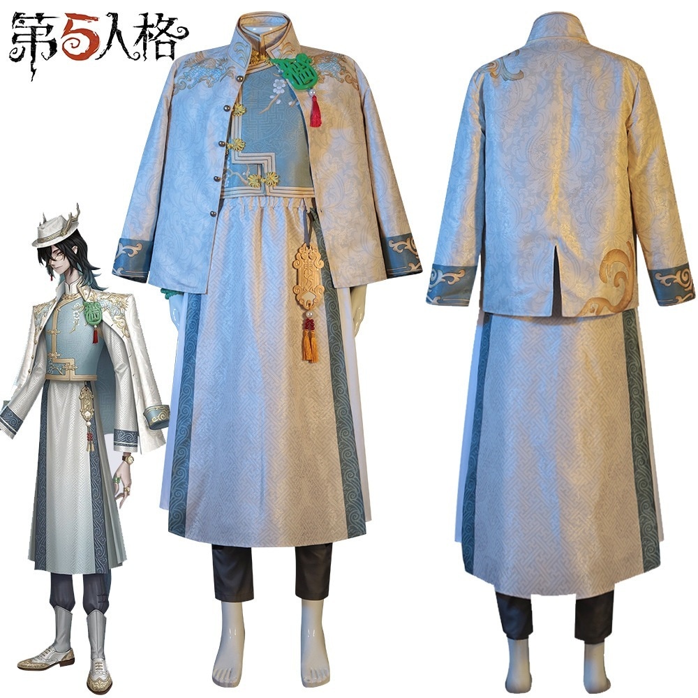 ハロウィン第五人格コスプレ服宿傘之魂演繹之星残花涙黒白無常遊戯コスプレ