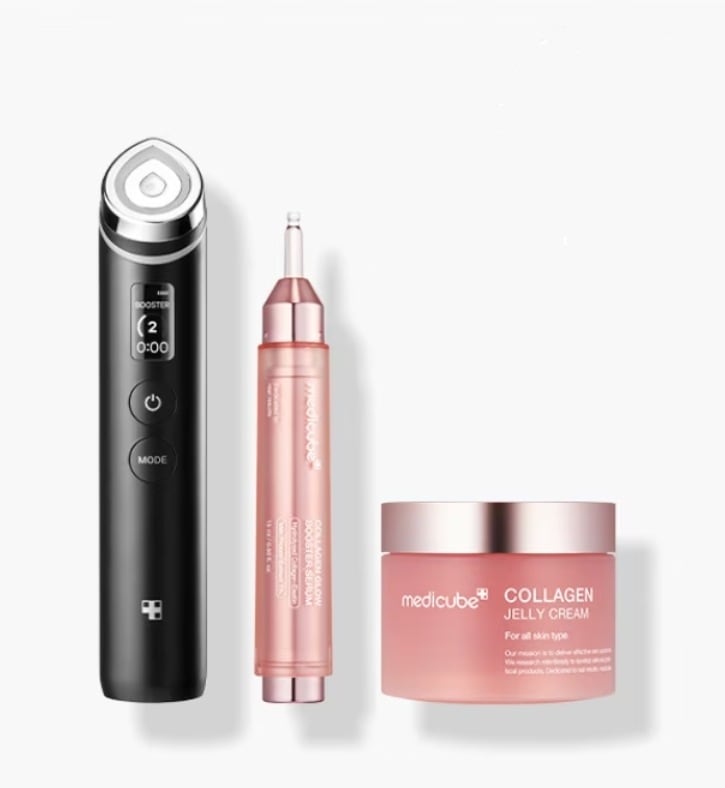 AGE-Rブースタープロ コラーゲンセット(ブースターセラムジェルクリーム本品贈呈)コラーゲングローブースターセラム15ml+ コラーゲンジェルクリーム50ml