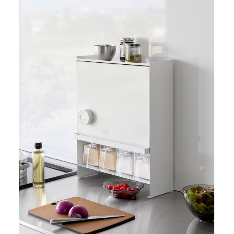 【tower】隠せる調味料ラック