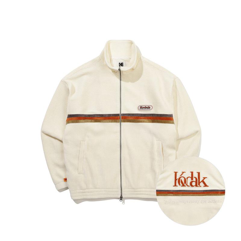 [公式]シネベルベット コーデュロイ ジップアップ IVORY