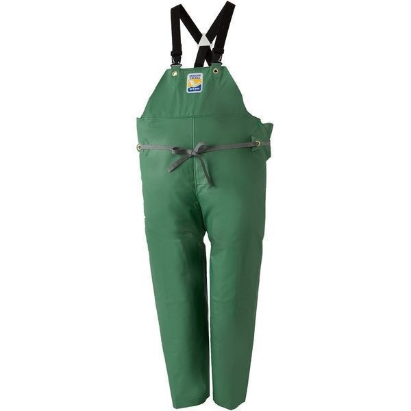 マリンエクセル 胸当て付ズボングリーン4L No.12063369