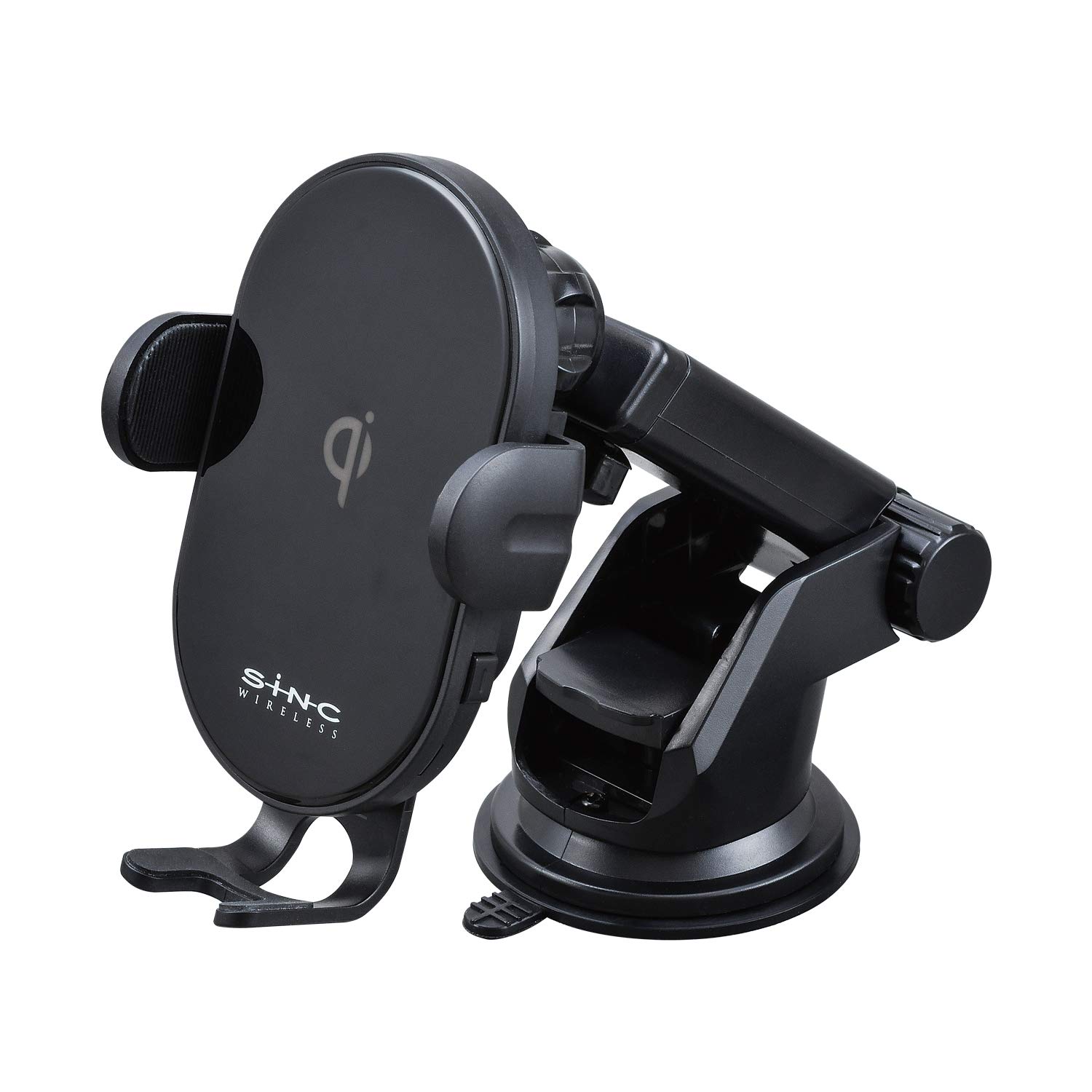 セイワ(SEIWA) 車内用品 Qi ワイヤレス充電器 ホルダー ブラック D599 吸盤取り付け 自動開閉 USB Power Delivery入力 蓄電用キャパシタ内蔵 静音 最大15W出力 手帳