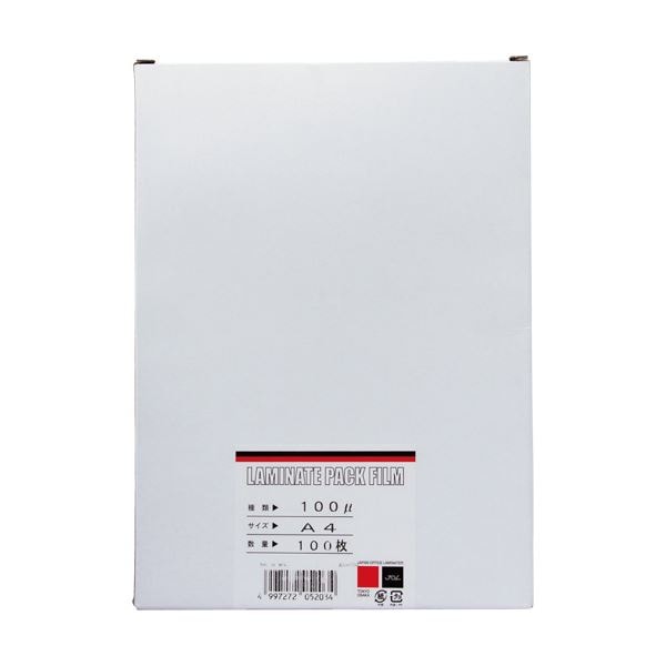 (まとめ) JOL ラミネートフィルム A4 100μ 5203 1パック(100枚) (×10セット)