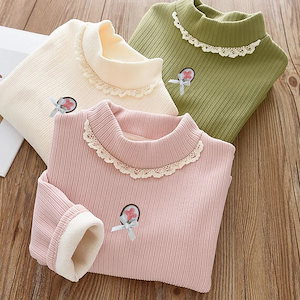 【福袋】女の子ベルベットボトムシャツとの女の子多用途トップスtシャツベビーファッショナブルな暖かいフリースセーター