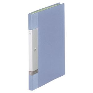(まとめ) リヒトラブ リクエスト クリヤーブック(クリアブック) A4タテ 20ポケット 背幅16mm 水 G3201-14 1冊 (×20セット)