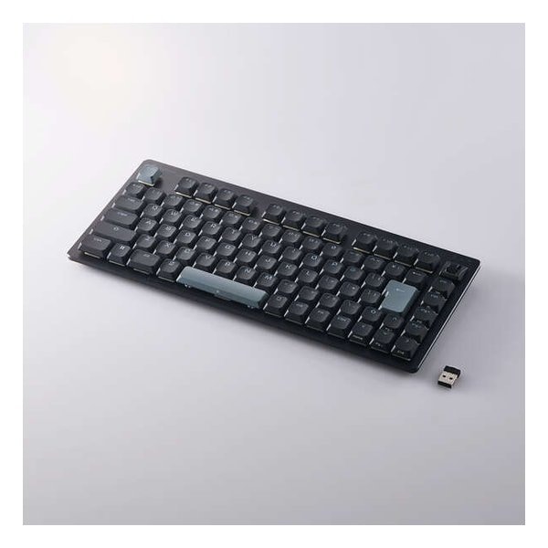 V custom VK520LL 75%サイズ無線メカニカルゲーミングキーボード/ブラック TK-VK520LLBK