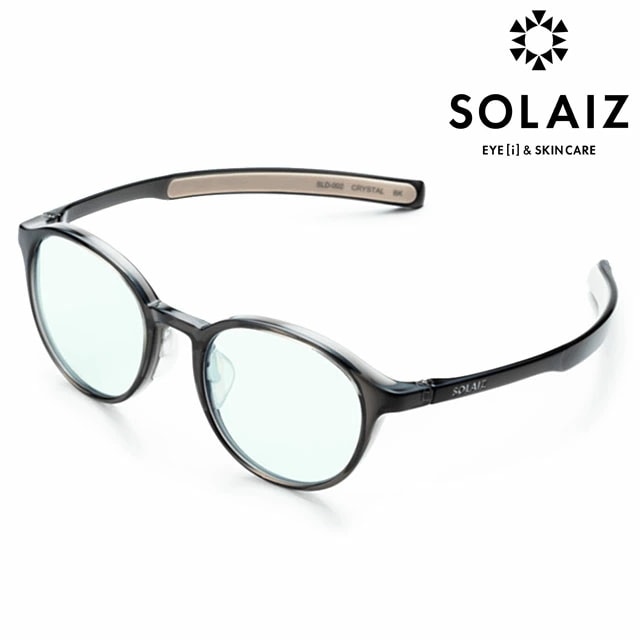 ソライズ SOLAIZ サングラス ボストン [SLD-002] Daily Use Collection メンズレディース 眼鏡 メガネ アイケア エイジングケア CRYSTAL-BK/L.BL