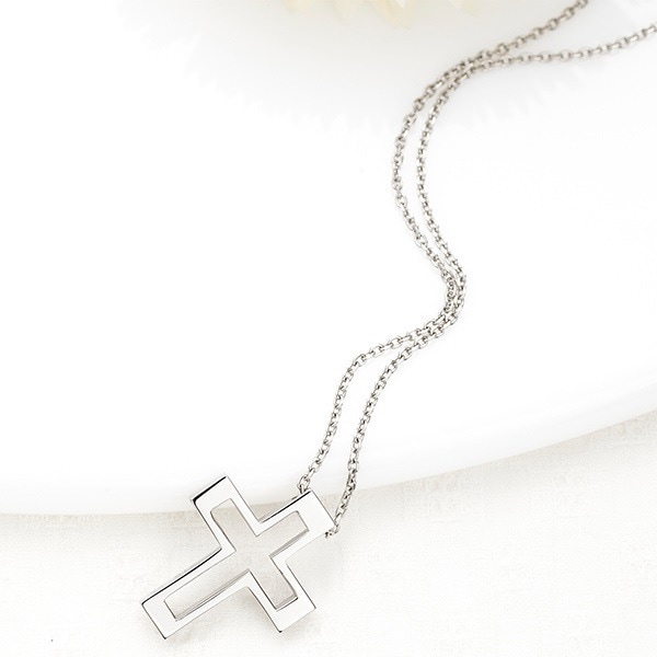 レディースネックレス クロス 十字架 サージカルステンレス SUS316L vie 専用ボックス 箱 袋付き 低アレルギーペンダント プレゼント ギフト 記念日 7,948円