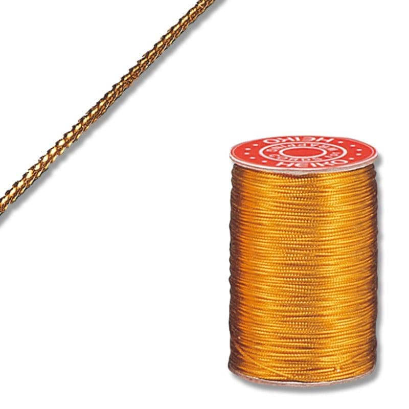 （まとめ買い）シモジマ HEIKO 紐 贈答用紐 金唐打 約1.2mmx100m 金 ラッピング用品 001510900 [x3セット]