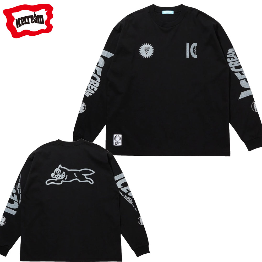 【ICECREAM/ アイスクリーム】Tシャツ 長袖 ロンT /COTTON LS T-SHIRT IC ICEJP243T012ロングスリーブ Tee