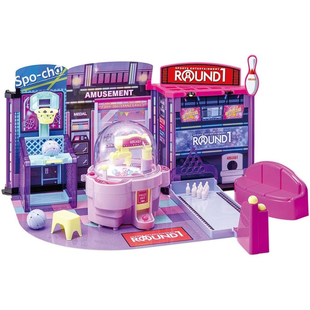 リカちゃん にぎやかイルミクレーンみんなでいこうよラウンドワン 着せ替え おままごと おもちゃ 3歳以上 （人形別売）