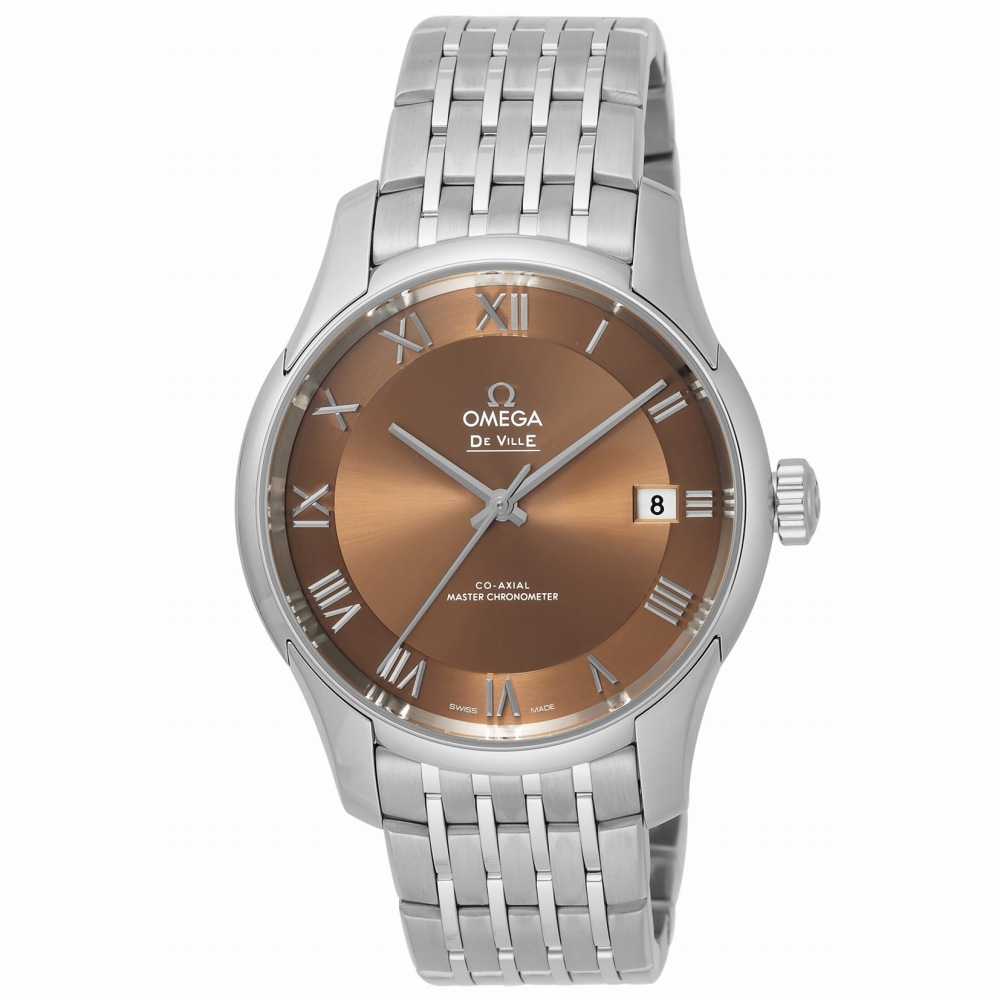 腕時計 43310412110001 メンズ デ ヴィルアワービジョン 自動巻き ブラウン シルバー 433.10.41.21.10.001 代引き不可