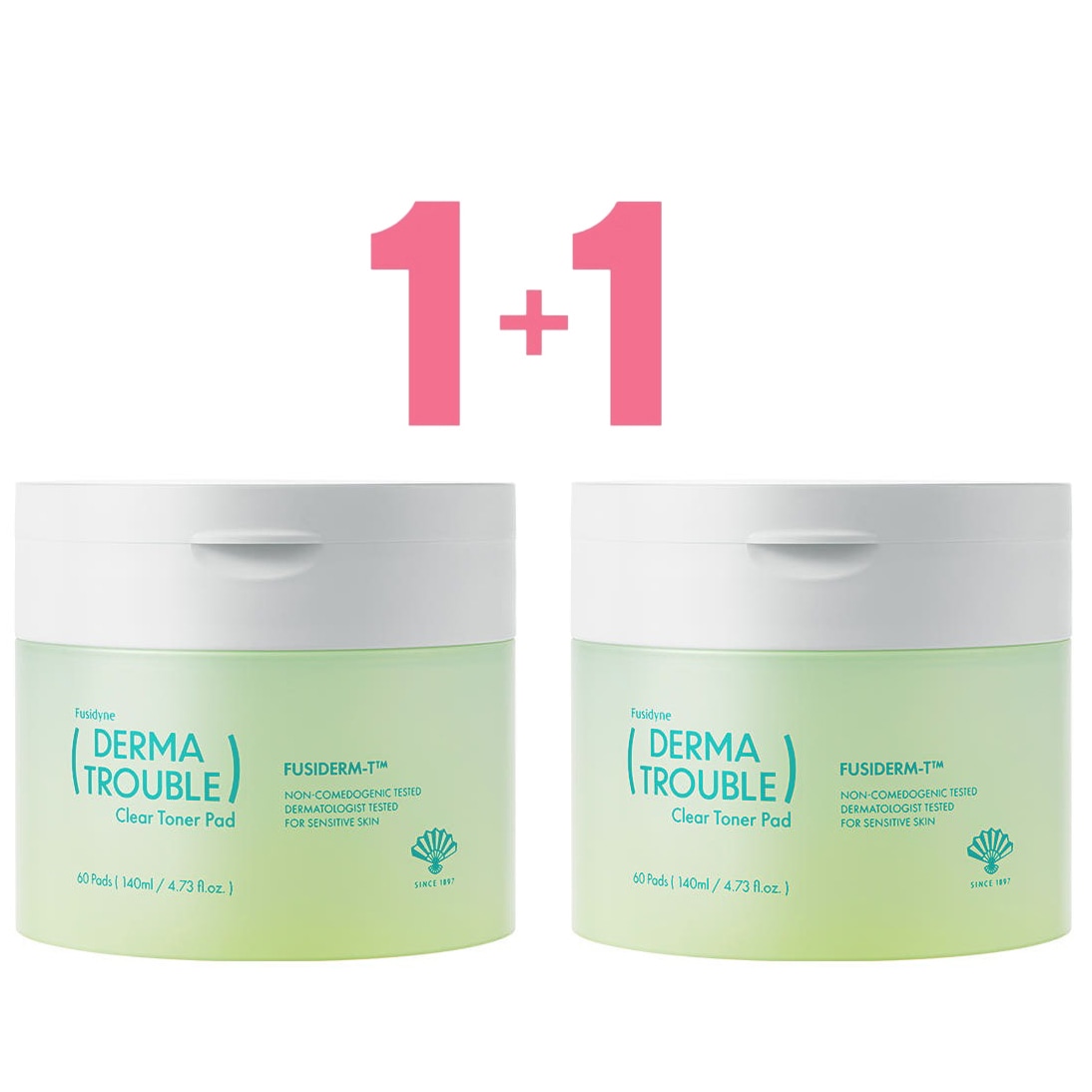 ダーマトラブルクリアトナーパッド 60枚+60枚