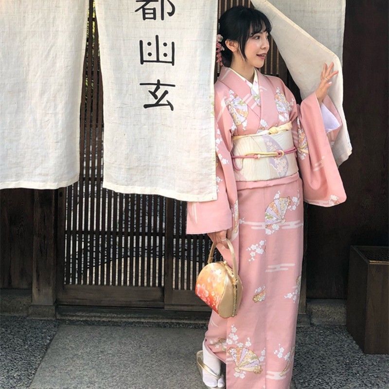 浴衣 侘び寂び浴衣神少女修正写真ポートレート撮影服