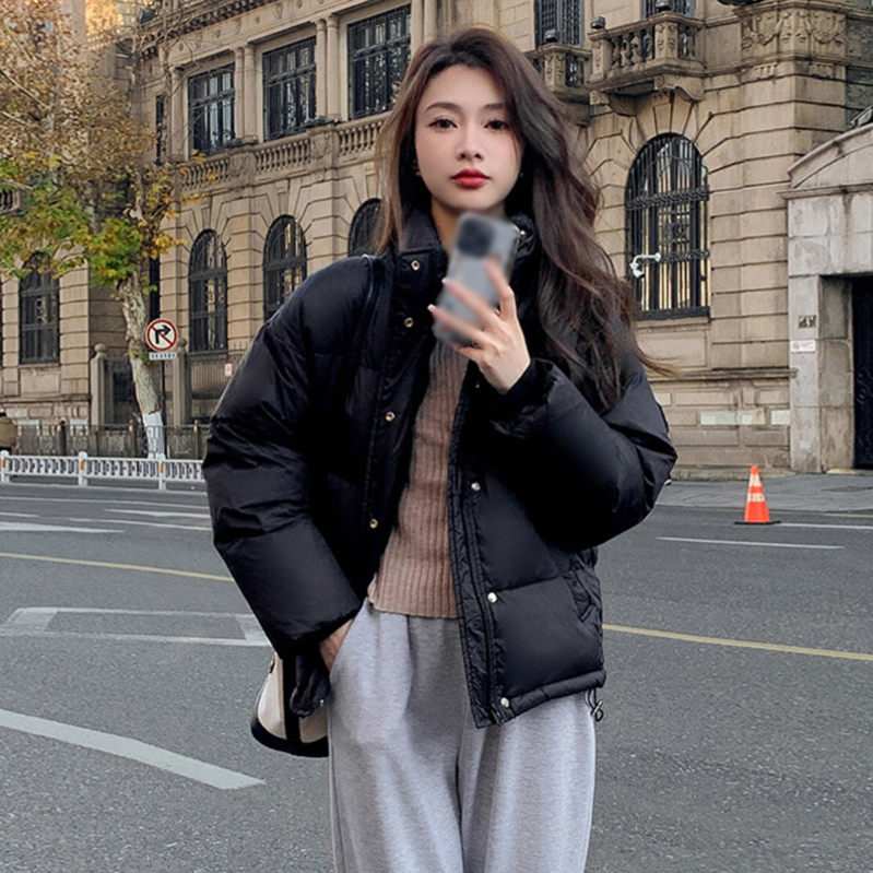 黒 ショート ダウンジャケット レディース おしゃれ 厚手 冬 アウター ダウンコート 大きいサイズ 女性用 アウトドアダウンジャケット ショートコート ホワイトダックダウン コート カジュアル 日常