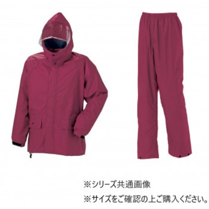 スミクラ レインウェア フィールドスーツ ワイン L A-419A