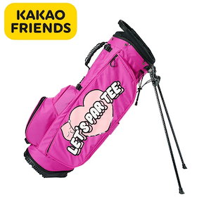 KAKAO FRIENDS GOLF スタンド キャディバック アピーチ Pink Lets Party