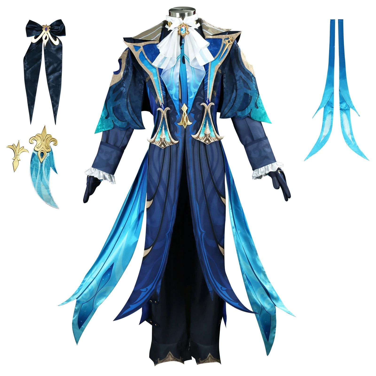 コスプレ イベント用品 仮装元神cos服那維ライトコスプレ服楓丹裁判長二次元ゲームアニメ