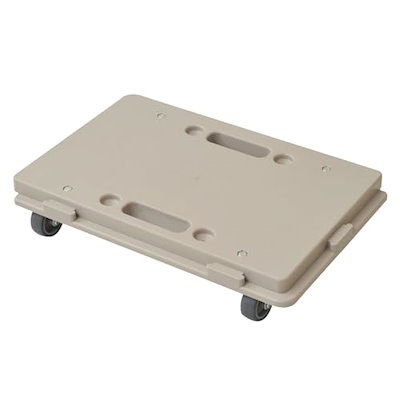 他サイト： 家庭用平台車 ホームキャリー 27.5×41cm【日本製】エラストマーキャスター 台車 平台車 コンパクト 軽量 連結可能 積み重ね モカ NTM-E50MKの商品画像