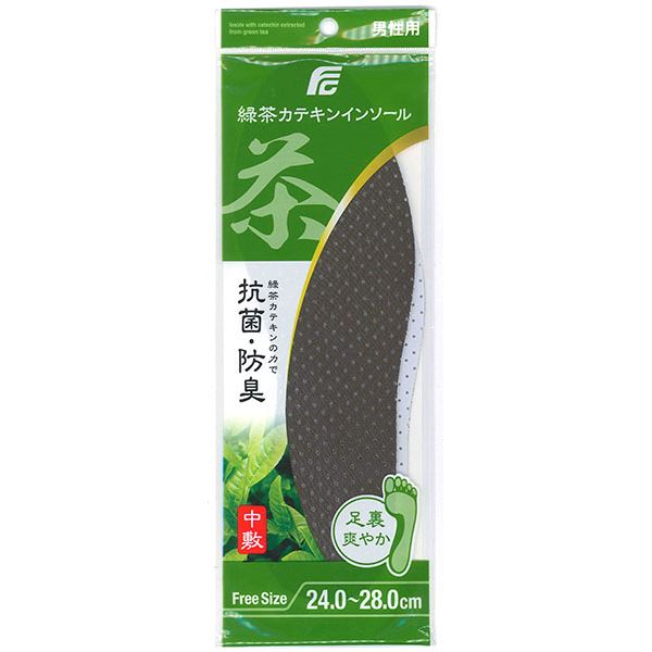 [20個セット] 不動化学 緑茶カテキンインソール 男性用 C1658