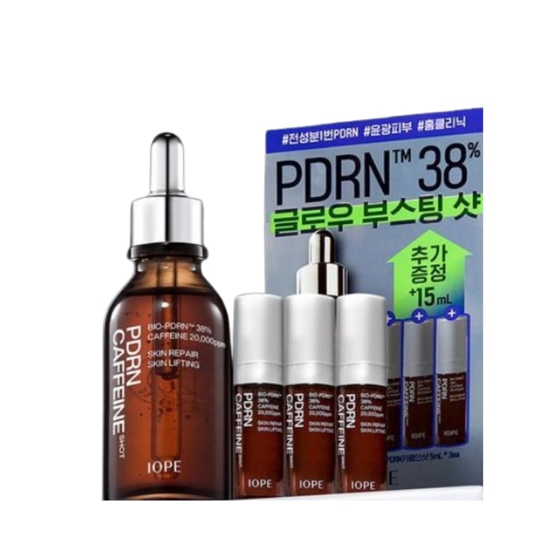 PDRN ピーディーアールエヌ カフェイン ショット アンプル 30ml+15ml 顔のむくみ リフティング 弾力