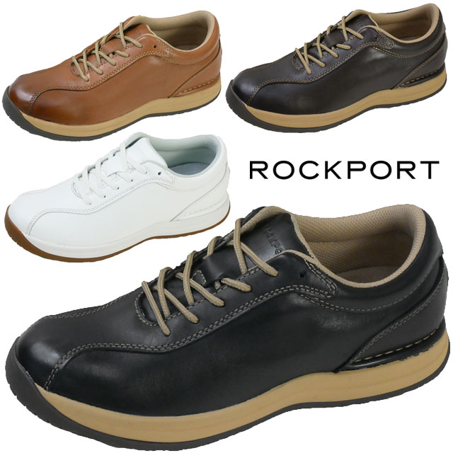 ロックポート ROCKPORT メンズ スニーカー オープンロード タコニック レザースニーカー ML0001 ブラック ML0002 ブランデー ML0003 ブラウン ML0007 ホワイト ビジ